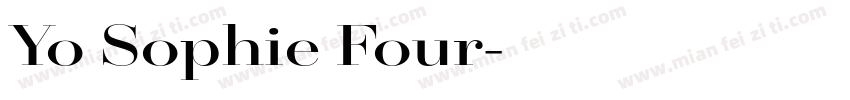Yo Sophie Four字体转换